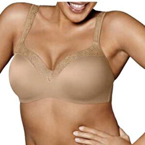 Playtex Secrets 4822 Balconette Underwire Bra, Nude, size 40DD
